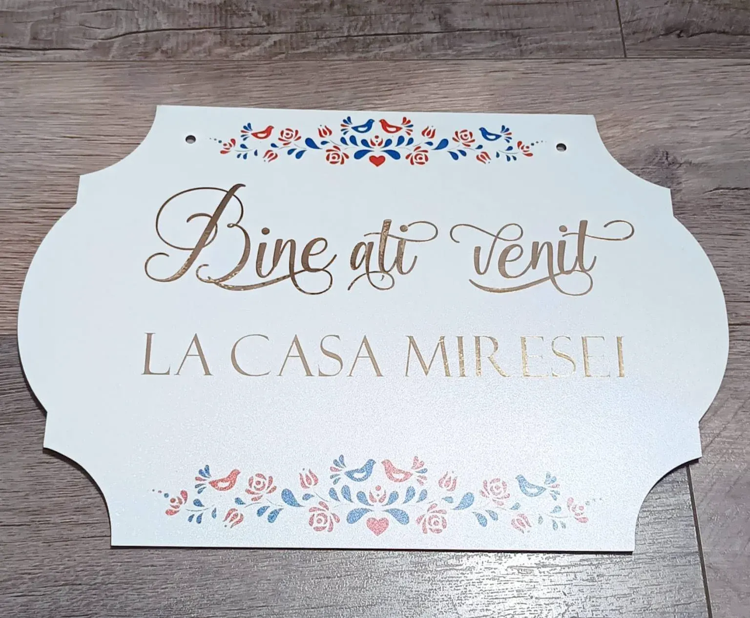 Placute "Bine ati venit"